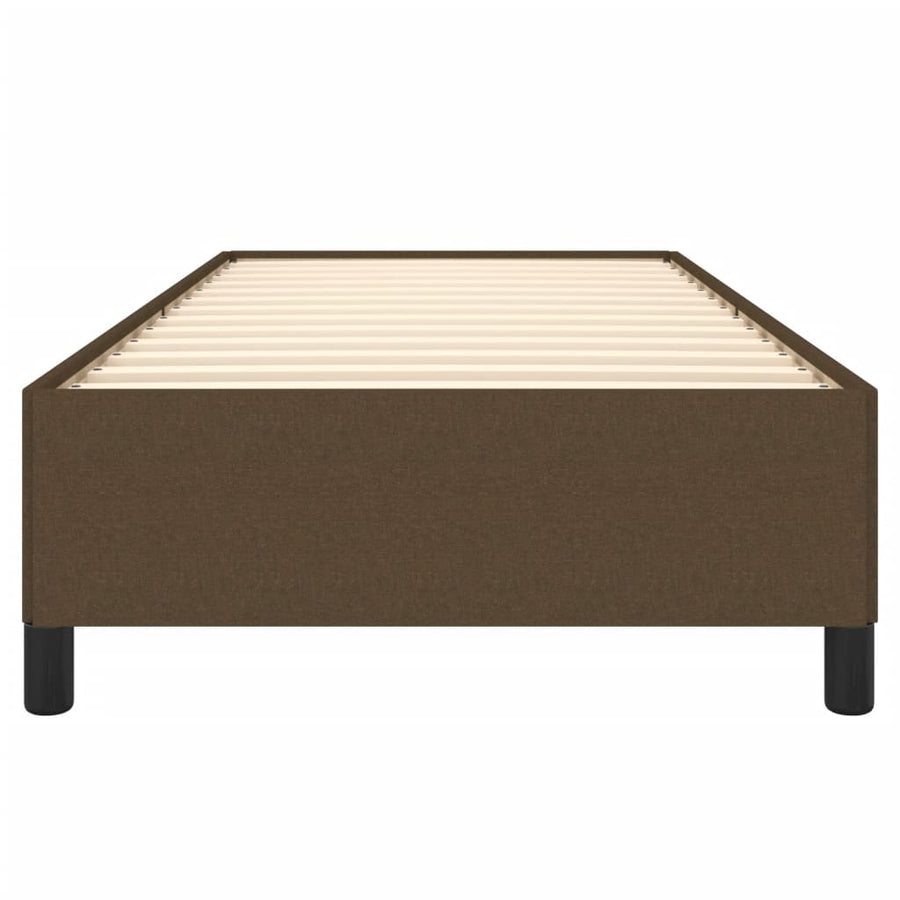 Bedframe Stof Donkerbruin 100 x 200 cm 35 cm