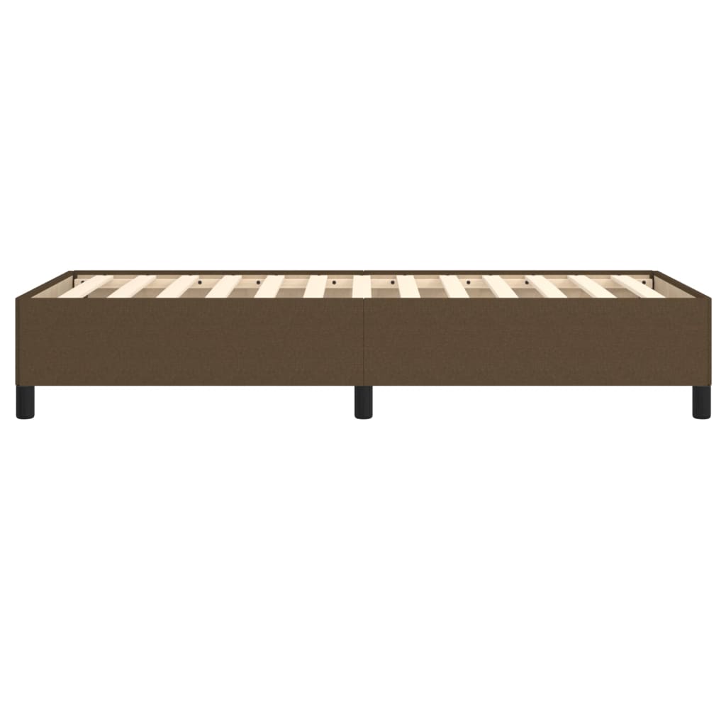 Bedframe Stof Donkerbruin 100 x 200 cm 35 cm
