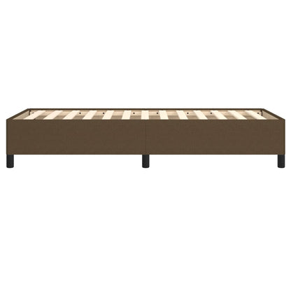 Bedframe Stof Donkerbruin 100 x 200 cm 35 cm