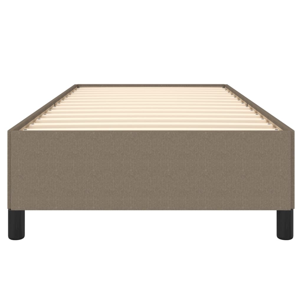 Bedframe Stof Taupe 100 x 200 cm 35 cm