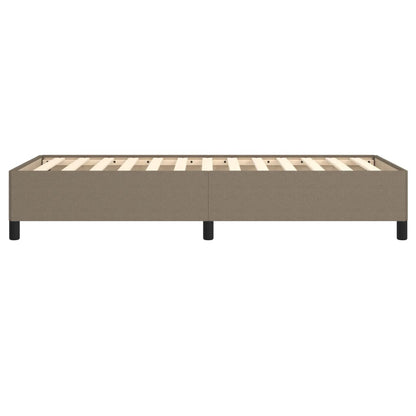 Bedframe Stof Taupe 100 x 200 cm 35 cm