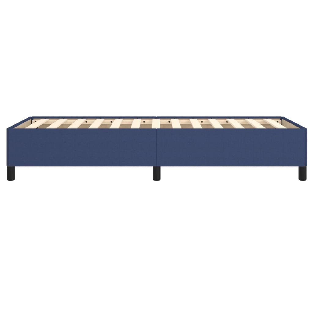 Bedframe zonder matras 100x200 cm stof blauw