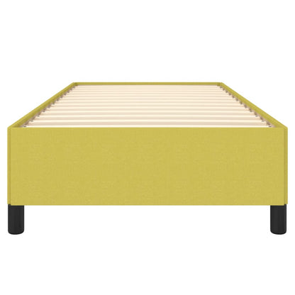Bedframe zonder matras 100x200 cm stof groen