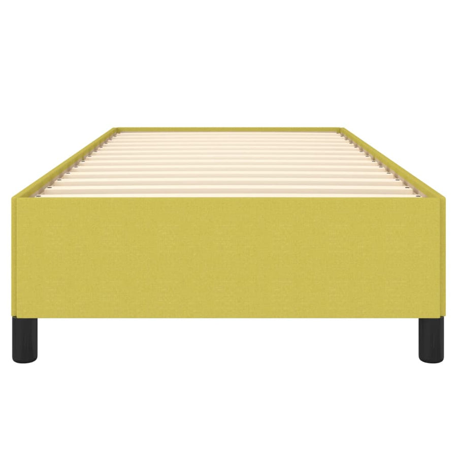 Bedframe zonder matras 100x200 cm stof groen