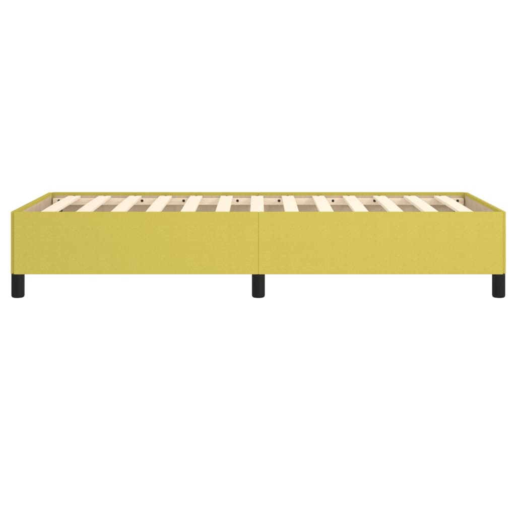 Bedframe zonder matras 100x200 cm stof groen