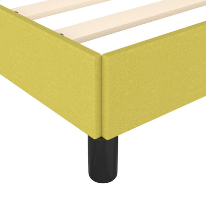 Bedframe zonder matras 100x200 cm stof groen