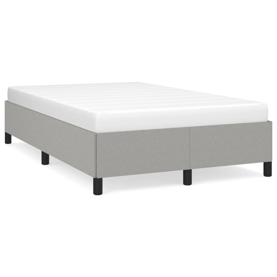 Bedframe Stof Lichtgrijs 120 x 200 cm 35 cm