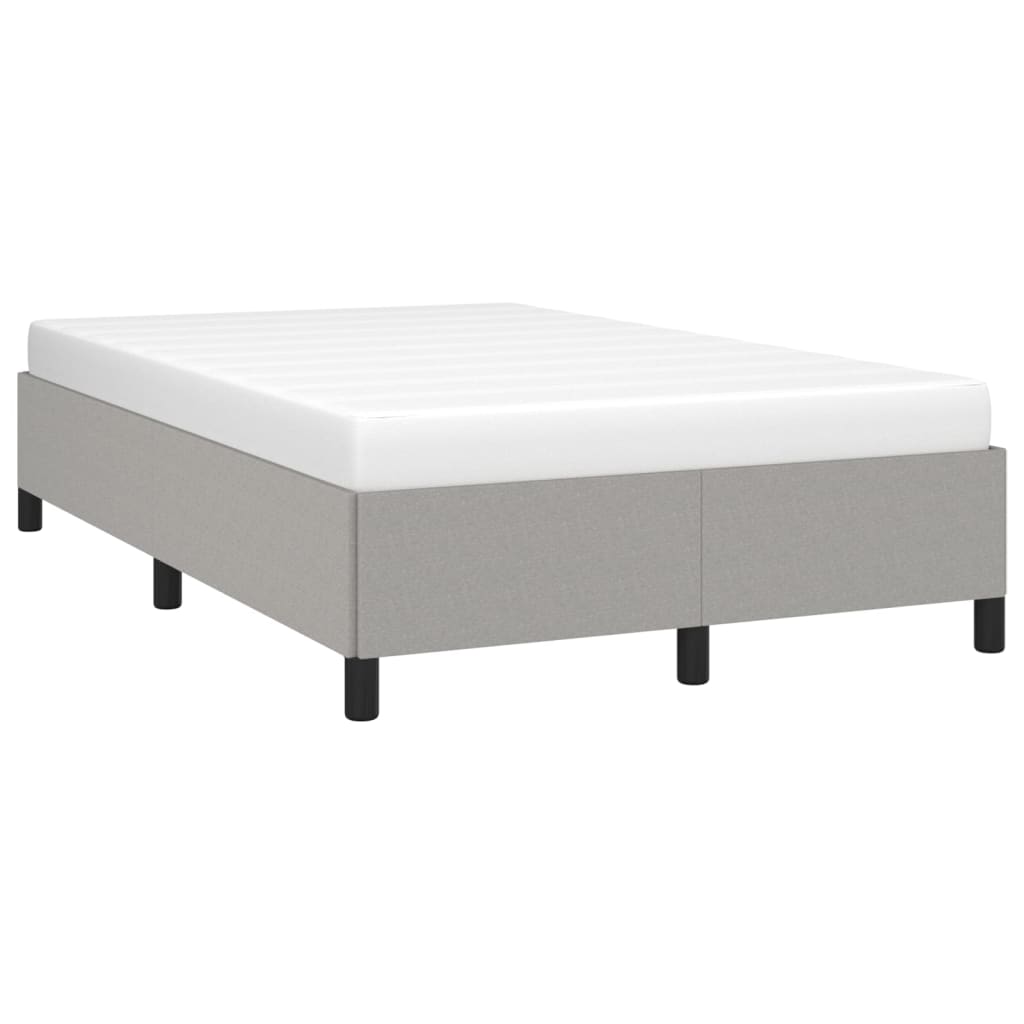Bedframe Stof Lichtgrijs 120 x 200 cm 35 cm