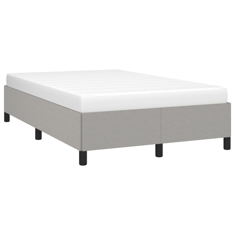 Bedframe Stof Lichtgrijs 120 x 200 cm 35 cm