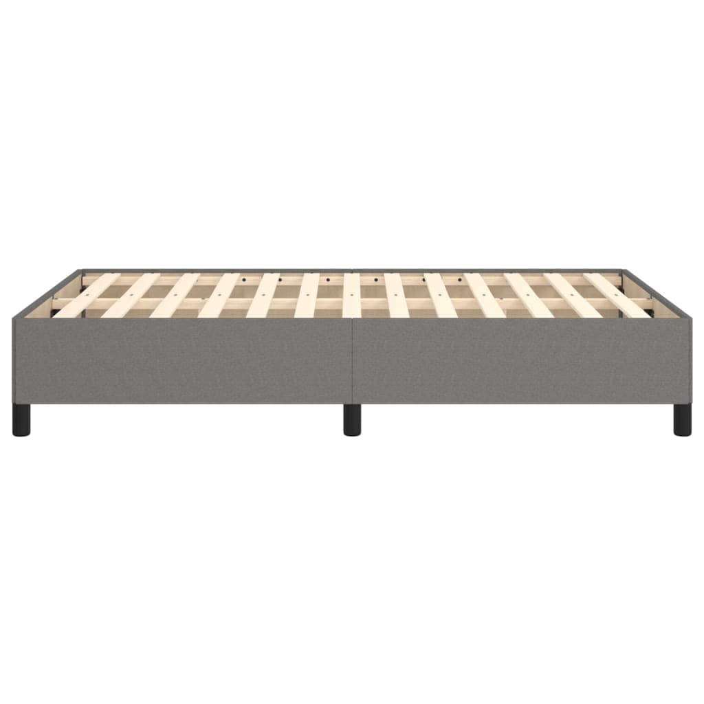 Bedframe Stof Donkergrijs 120 x 200 cm 35 cm