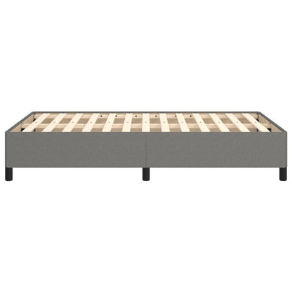 Bedframe Stof Donkergrijs 120 x 200 cm 35 cm