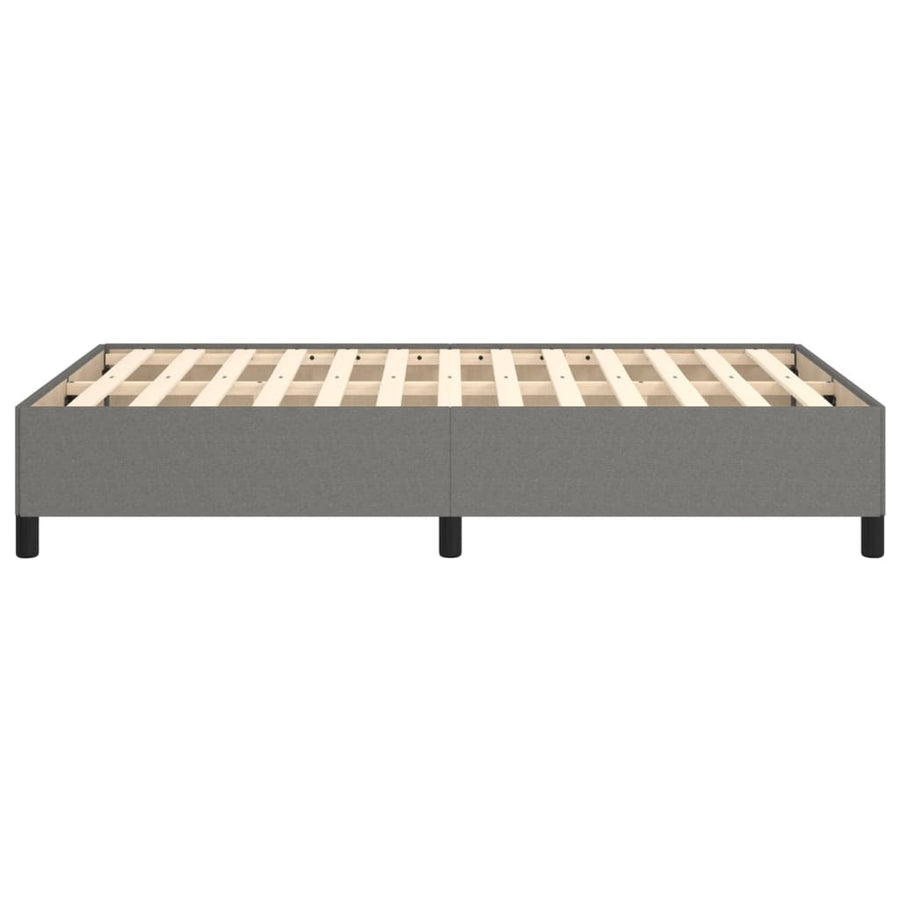 Bedframe Stof Donkergrijs 120 x 200 cm 35 cm