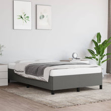 Bedframe Stof Donkergrijs 120 x 200 cm 35 cm