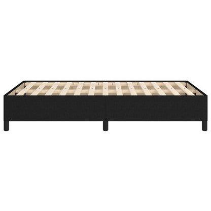 Bedframe Stof Zwart 120 x 200 cm 35 cm