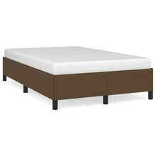 Bedframe Stof Donkerbruin 120 x 200 cm 35 cm