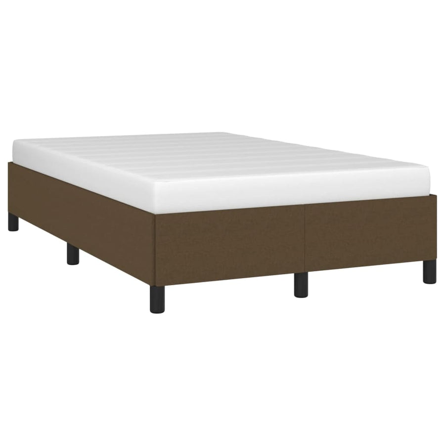 Bedframe Stof Donkerbruin 120 x 200 cm 35 cm