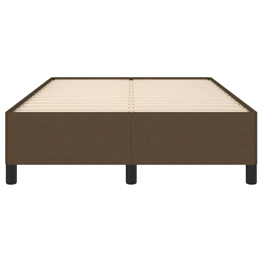 Bedframe Stof Donkerbruin 120 x 200 cm 35 cm