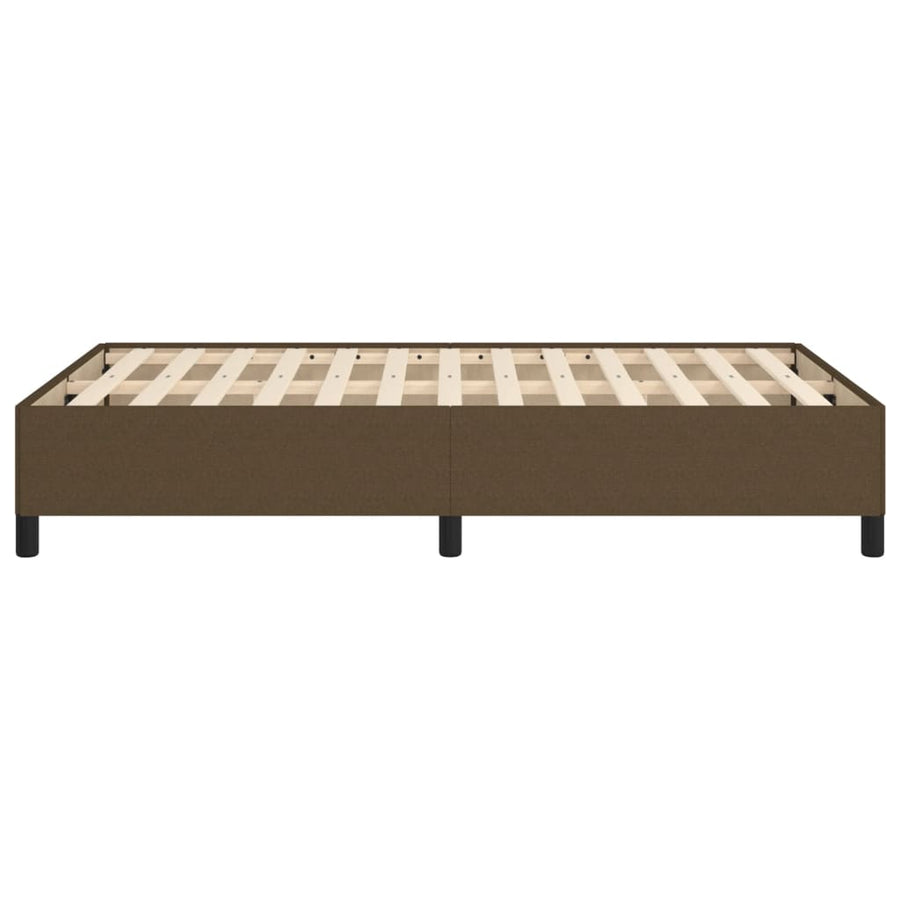 Bedframe Stof Donkerbruin 120 x 200 cm 35 cm