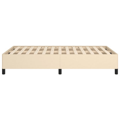 Bedframe Stof Kleurig Crème 120 x 200 cm 35 cm