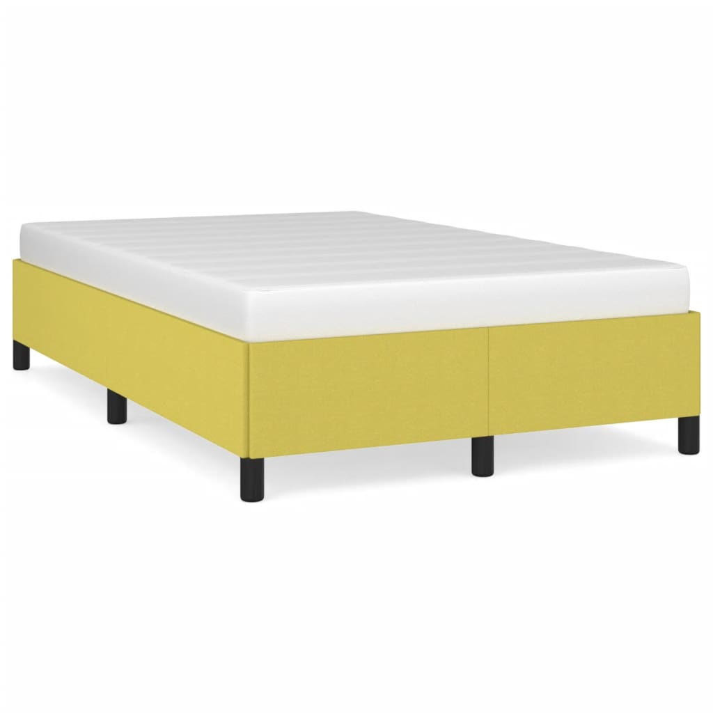 Bedframe zonder matras 120x200 cm stof groen