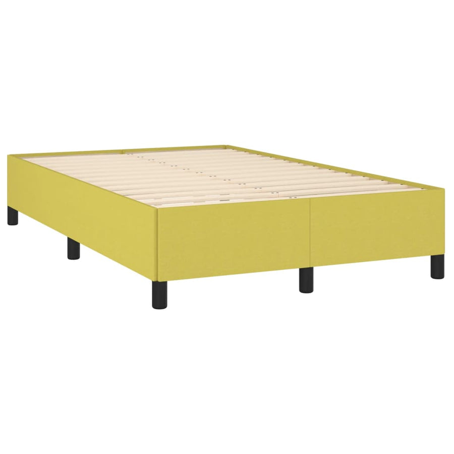 Bedframe zonder matras 120x200 cm stof groen