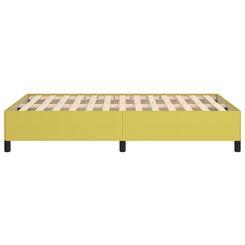 Bedframe zonder matras 120x200 cm stof groen