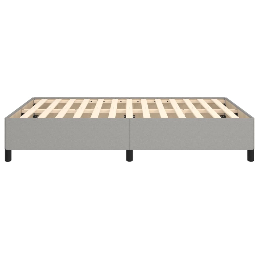 Bedframe Stof Lichtgrijs 140 x 190 cm 35 cm