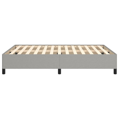 Bedframe Stof Lichtgrijs 140 x 190 cm 35 cm