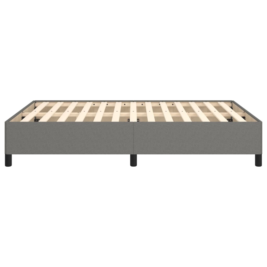 Bedframe Stof Donkergrijs 140 x 190 cm 35 cm