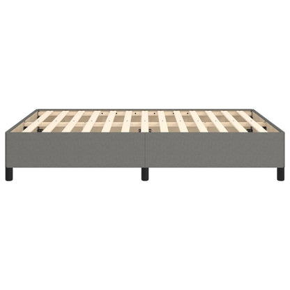 Bedframe Stof Donkergrijs 140 x 190 cm 35 cm