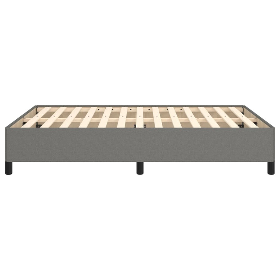 Bedframe Stof Donkergrijs 140 x 190 cm 35 cm