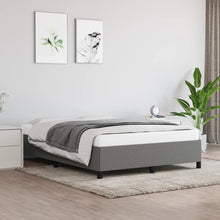 Bedframe Stof Donkergrijs 140 x 190 cm 35 cm