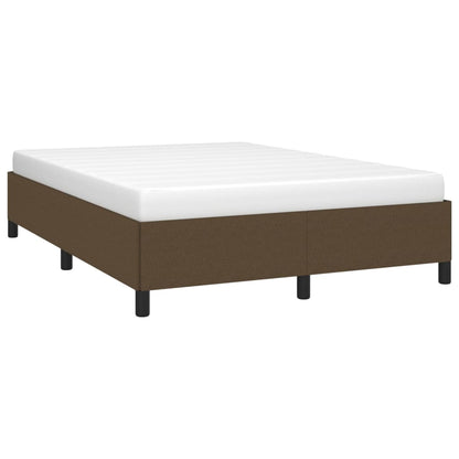 Bedframe Stof Donkerbruin 140 x 190 cm 35 cm