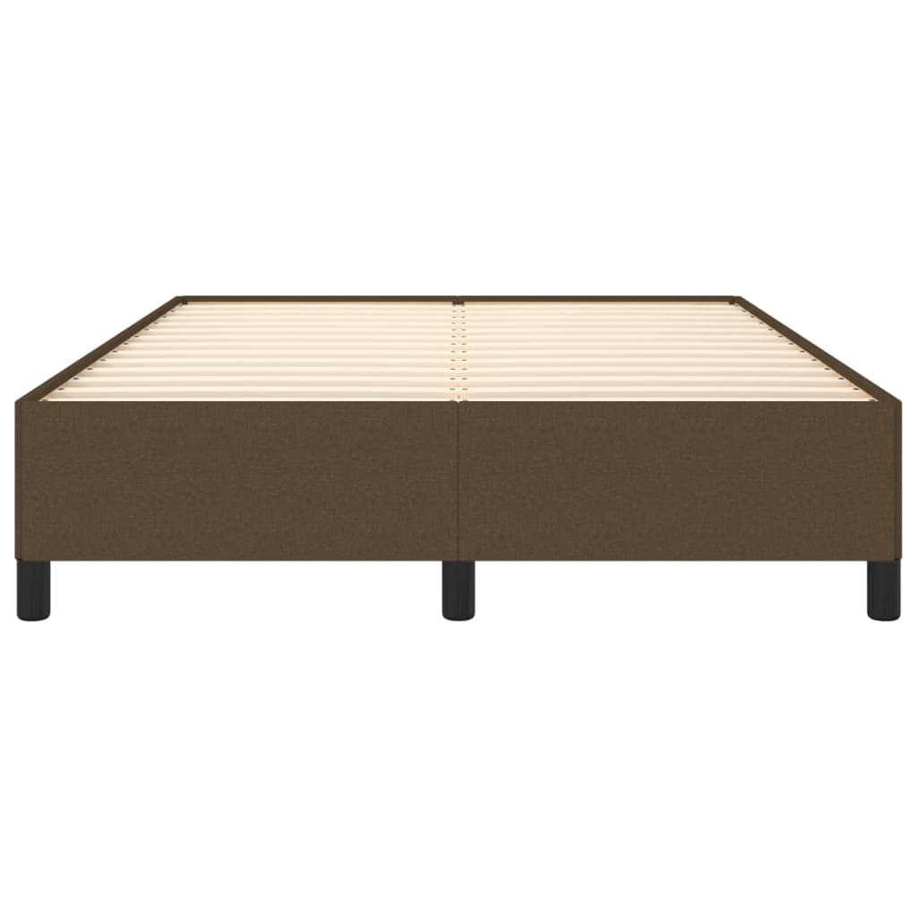 Bedframe Stof Donkerbruin 140 x 190 cm 35 cm