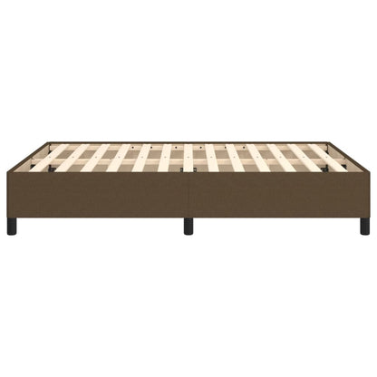 Bedframe Stof Donkerbruin 140 x 190 cm 35 cm