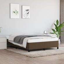 Bedframe Stof Donkerbruin 140 x 190 cm 35 cm