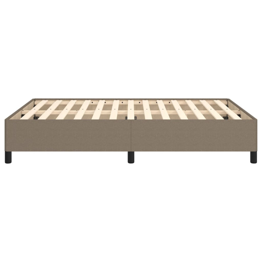 Bedframe Stof Taupe 140 x 190 cm 35 cm