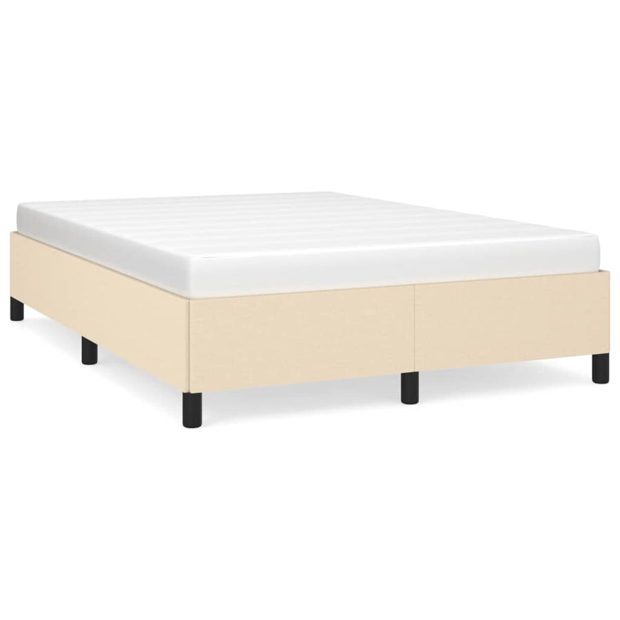 Bedframe Stof Kleurig Crème 140 x 190 cm 35 cm