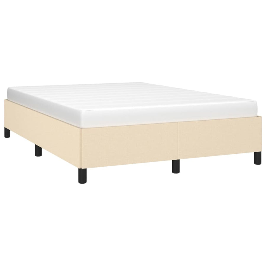Bedframe Stof Kleurig Crème 140 x 190 cm 35 cm