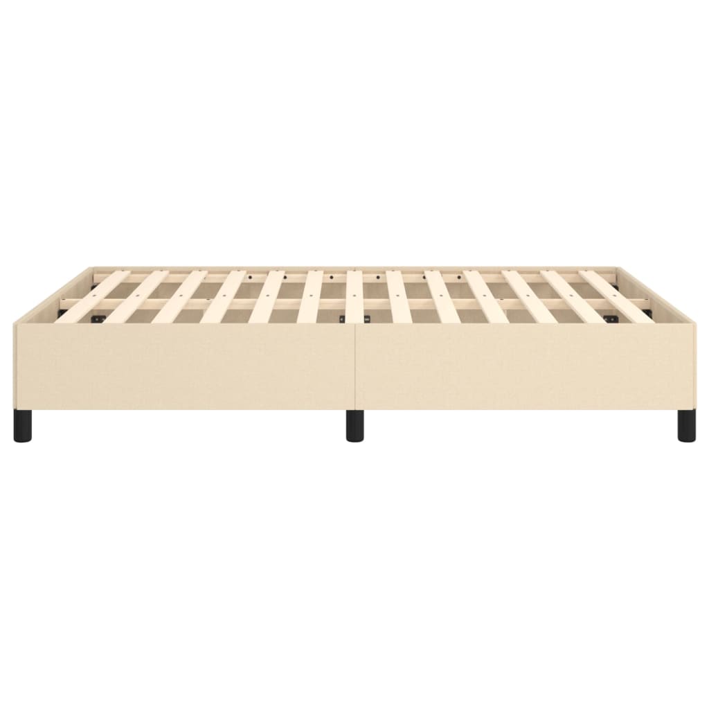 Bedframe Stof Kleurig Crème 140 x 190 cm 35 cm
