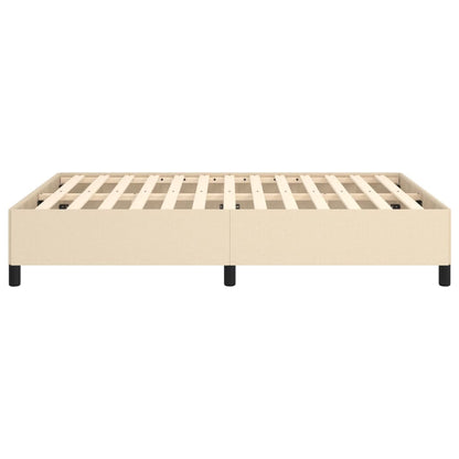 Bedframe Stof Kleurig Crème 140 x 190 cm 35 cm