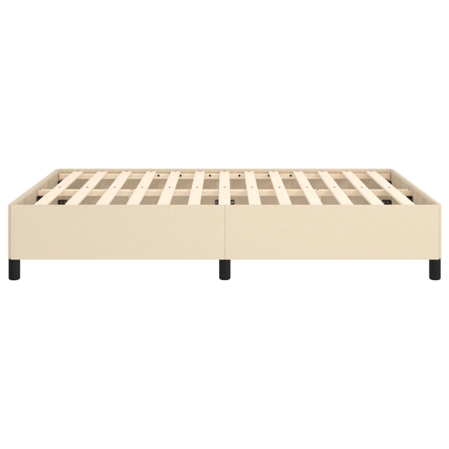 Bedframe Stof Kleurig Crème 140 x 190 cm 35 cm