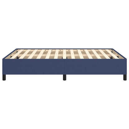 Bedframe Stof Blauw 140 x 190 cm 35 cm