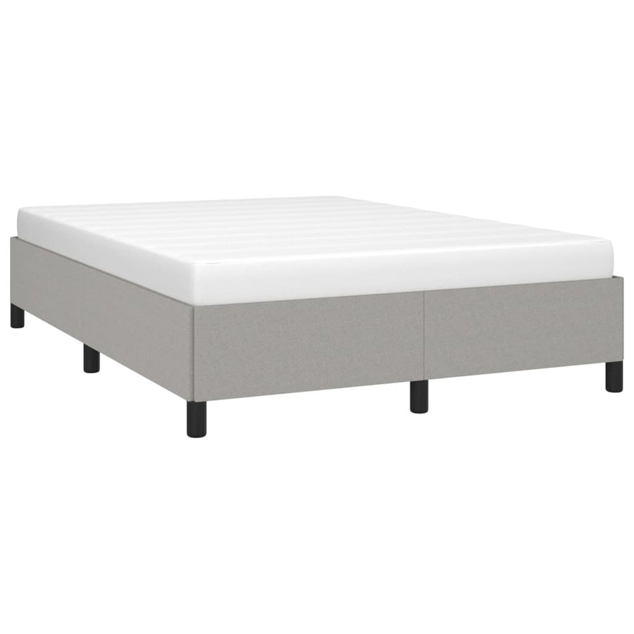 Bedframe Stof Lichtgrijs 140 x 200 cm 35 cm