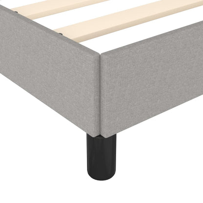 Bedframe Stof Lichtgrijs 140 x 200 cm 35 cm