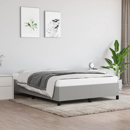 Bedframe Stof Lichtgrijs 140 x 200 cm 35 cm