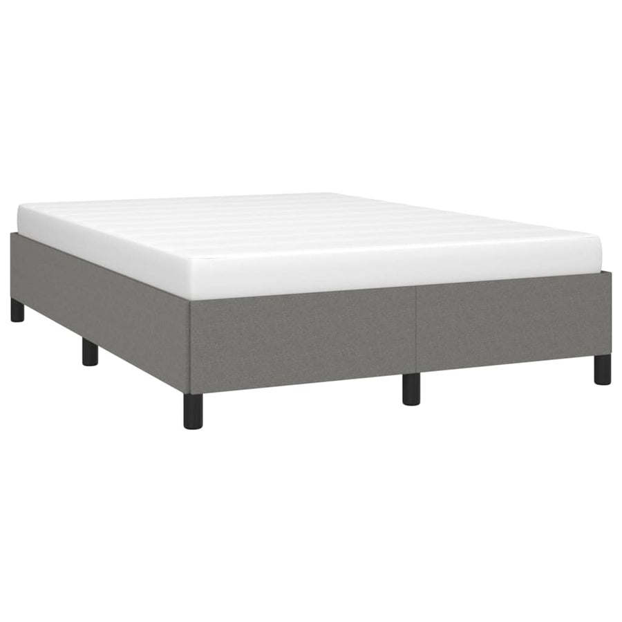 Bedframe Stof Donkergrijs 140 x 200 cm 35 cm