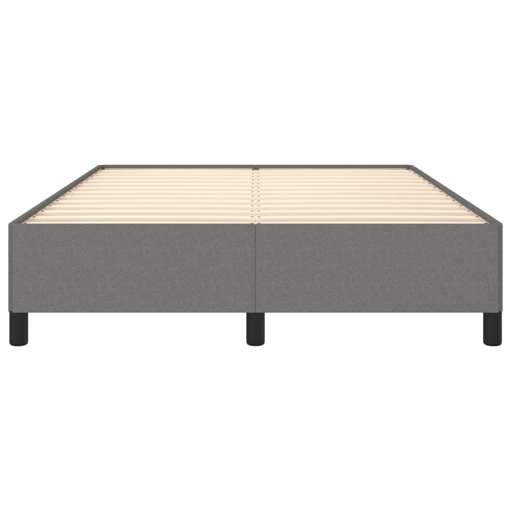 Bedframe Stof Donkergrijs 140 x 200 cm 35 cm