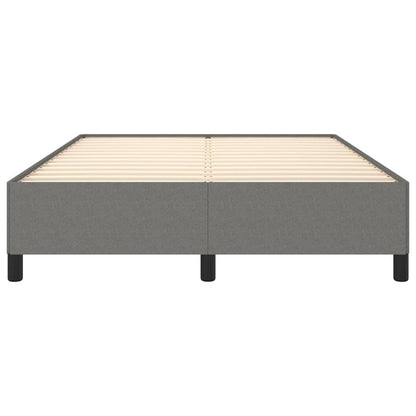 Bedframe Stof Donkergrijs 140 x 200 cm 35 cm