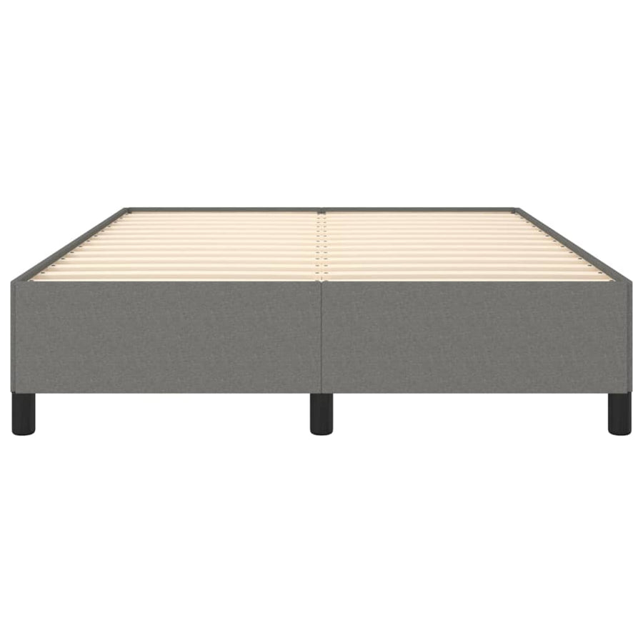 Bedframe Stof Donkergrijs 140 x 200 cm 35 cm